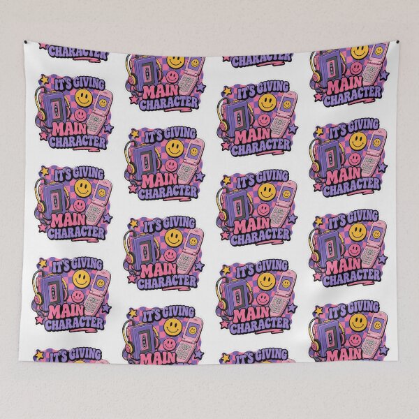 Item preview, It's Giving Main Character Retro Y2K Graphic designed and sold by creativerooney.