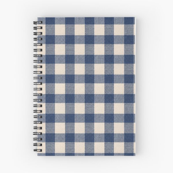 Item preview, Navy Gingham check pattern pillow designed and sold by ORcreation.