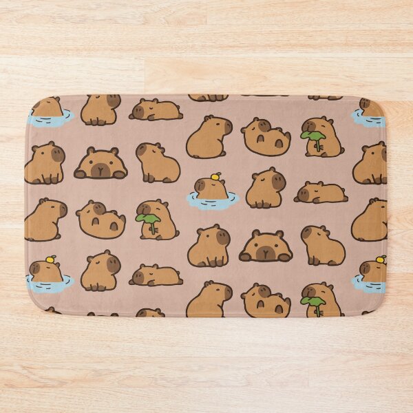 Item preview, Cute Capybara Doodles designed and sold by Doodlywood.
