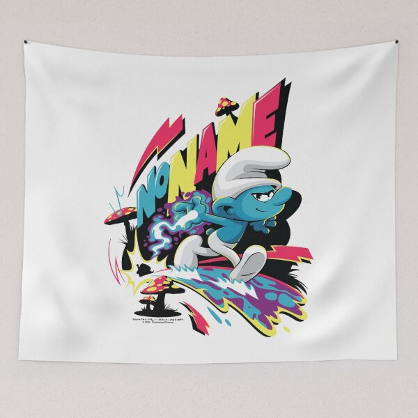 Item preview, The Smurfs Movie No Name Running Smurf Epic Shot Essential  designed and sold by circliqueart.
