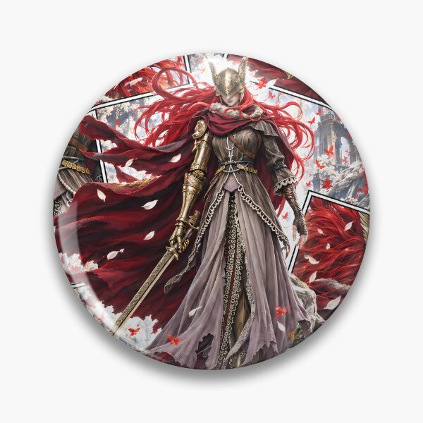 Item preview, Malenia Scarlet Cloak Warrior Collage designed and sold by PrestonChild.