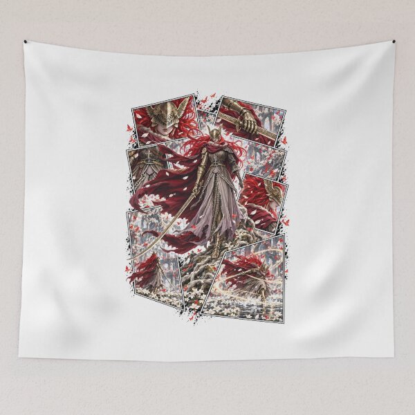 Item preview, Malenia Scarlet Cloak Warrior Collage designed and sold by PrestonChild.