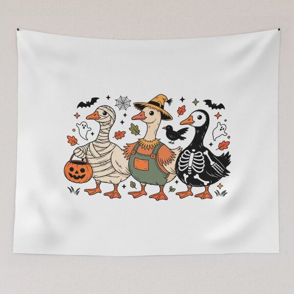 Item preview, Retro Goose Halloween designed and sold by DogoMalulu.