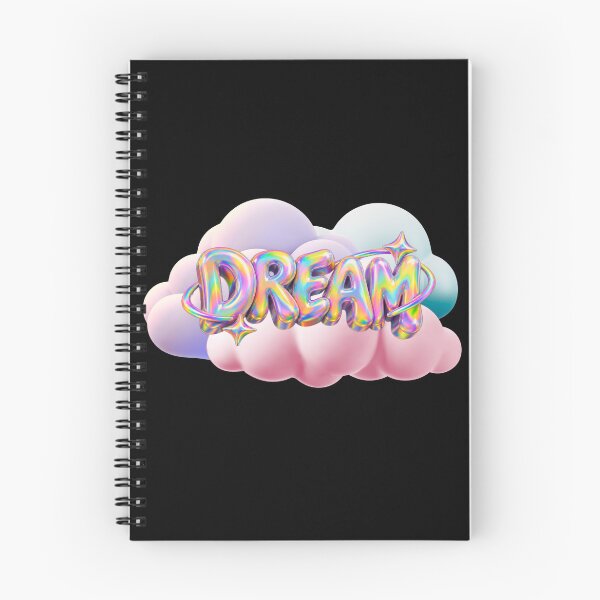 Item preview, 3D Holographic Dream Word on Pastel Clouds designed and sold by Rynasvz.