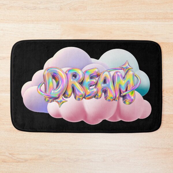 Item preview, 3D Holographic Dream Word on Pastel Clouds designed and sold by Rynasvz.