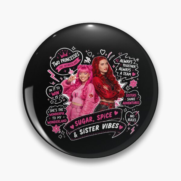 Item preview, Descendants Wicked Wonderland Red Pink Sister Vibes designed and sold by babyka776.
