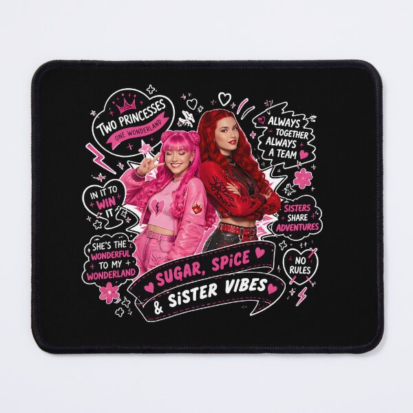 Item preview, Descendants Wicked Wonderland Red Pink Sister Vibes designed and sold by babyka776.