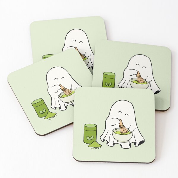 Item preview, matcha maker ghost designed and sold by PeachyLitchi.