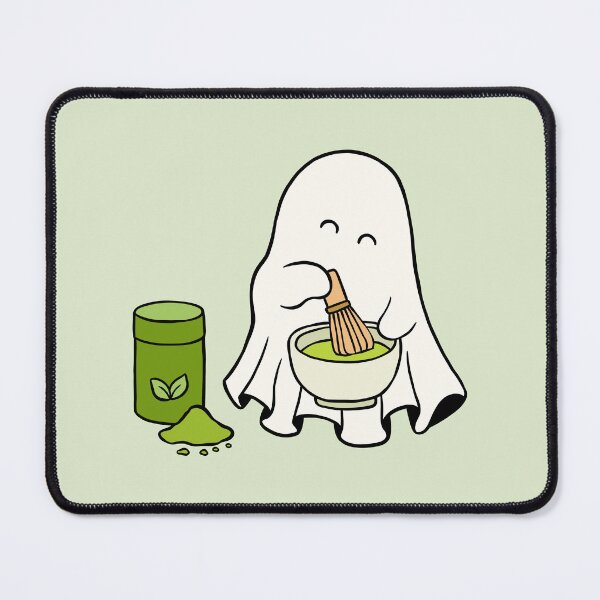 Item preview, matcha maker ghost designed and sold by PeachyLitchi.