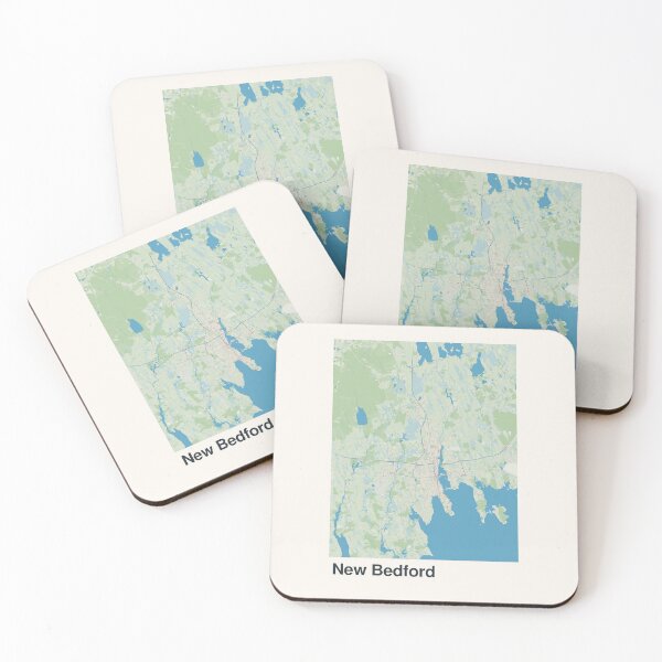 Item preview, New Bedford Minimalistic Map Art designed and sold by MapsNerd.