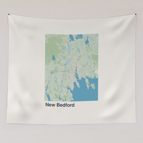 Item preview, New Bedford Minimalistic Map Art designed and sold by MapsNerd.