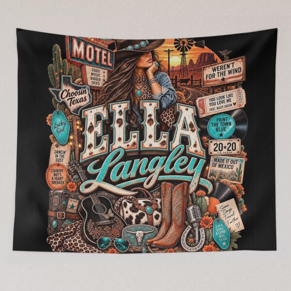 Item preview, Vintage Ella Langley - Country Music designed and sold by johnhaugg.