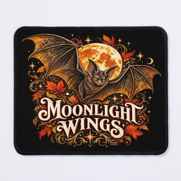 Item preview, Moonlight Wings Bat Gothic Halloween Vintage Moon designed and sold by TheInkRaven.