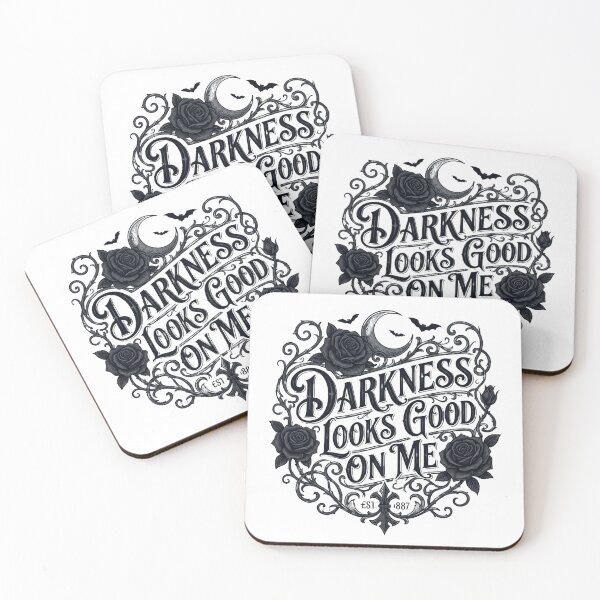 Item preview, Darkness Looks Good on Me – Gothic Halloween designed and sold by Ashish1204.