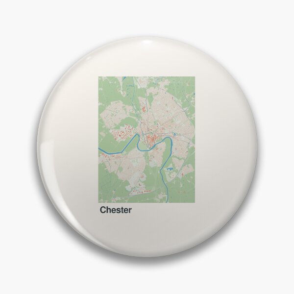 Item preview, Chester Minimalistic Map Art designed and sold by MapsNerd.