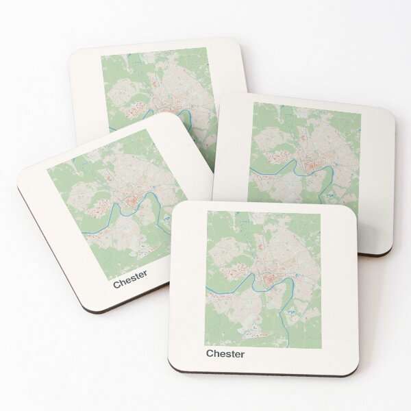 Item preview, Chester Minimalistic Map Art designed and sold by MapsNerd.