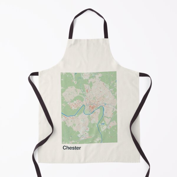 Item preview, Chester Minimalistic Map Art designed and sold by MapsNerd.