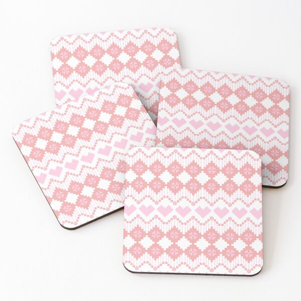 Item preview, Cute minimal pink Heart pixel art  pattern  designed and sold by Tanapan2529.
