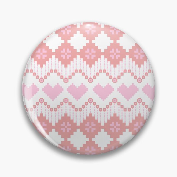 Item preview, Cute minimal pink Heart pixel art  pattern  designed and sold by Tanapan2529.