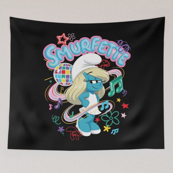 Item preview, The Smurfs Movie Smurfette Colorful Disco Party Essential  designed and sold by circliqueart.