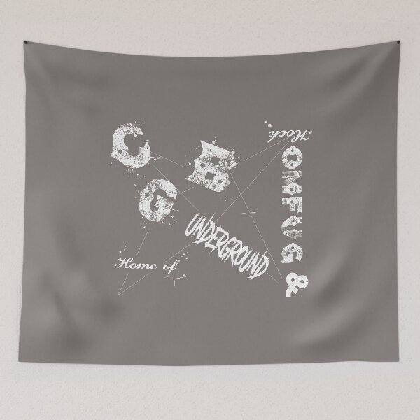 Item preview, CBGB & OMFUG Home of Underground Rock Tee-6 designed and sold by FlorianBiedinge.