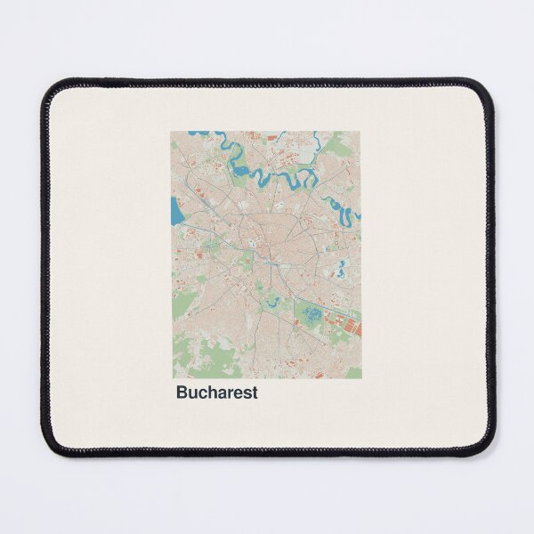 Item preview, Bucharest Minimalistic Map Art designed and sold by MapsNerd.