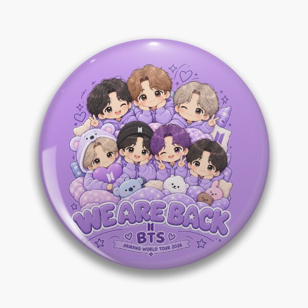 Artikelvorschau, BTS Arirang Welttournee 2026 Chibi-Fanart entworfen und verkauft von fivel.