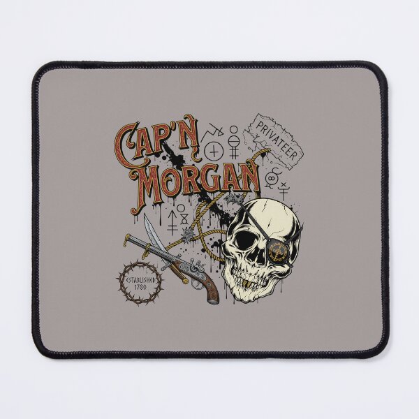 Item preview, Cap'n Morgan Skull Privateer Emblem-77 designed and sold by NicoKrugelstein.
