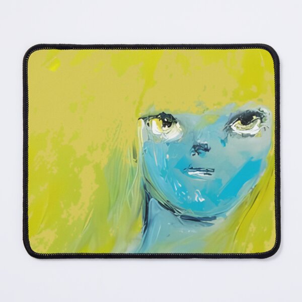 Item preview, Vibrant Yellow and Blue Portrait designed and sold by ShimmerPen.