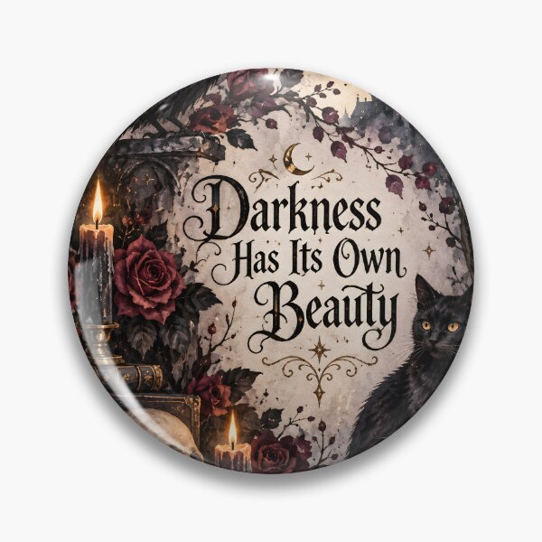 Item preview, Darkness Has Its Own Beauty – Gothic Raven, Black Cat & Moon designed and sold by blankTeeShirt.