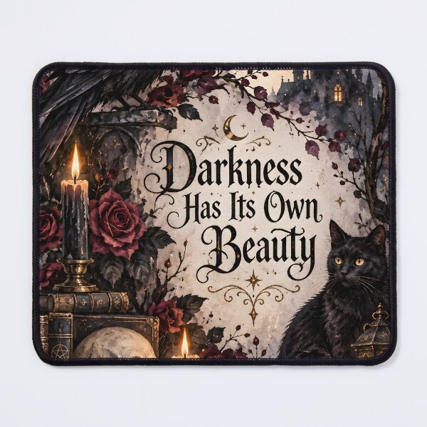 Item preview, Darkness Has Its Own Beauty – Gothic Raven, Black Cat & Moon designed and sold by blankTeeShirt.