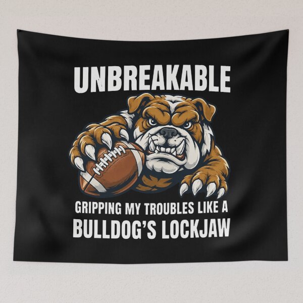Item preview, Unbreakable Bulldog Football designed and sold by TrieuTran.