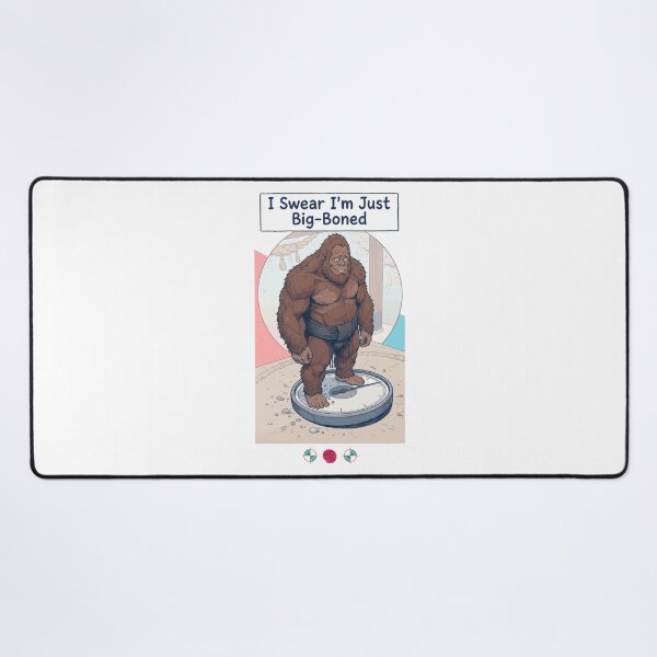 Item preview, Bigfoot Sumo Scale Weigh-In Funny Big Boned Sasquatch Design designed and sold by Whimsy Trail Co.