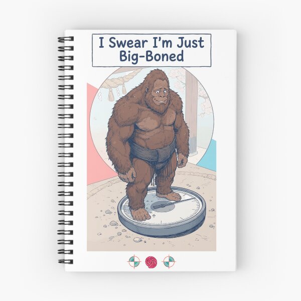 Item preview, Bigfoot Sumo Scale Weigh-In Funny Big Boned Sasquatch Design designed and sold by Whimsy Trail Co.