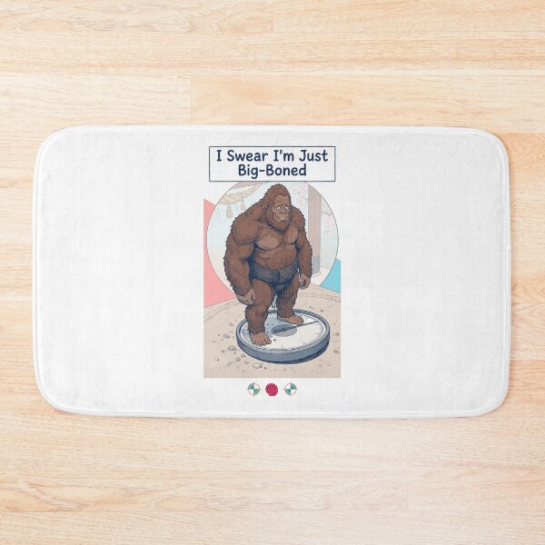 Item preview, Bigfoot Sumo Scale Weigh-In Funny Big Boned Sasquatch Design designed and sold by Whimsy Trail Co.