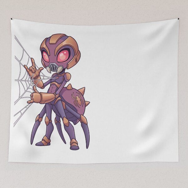 Item preview, Mecha Spider Hero Web Shooter Cyborg Art designed and sold by Rupesh-Art26.