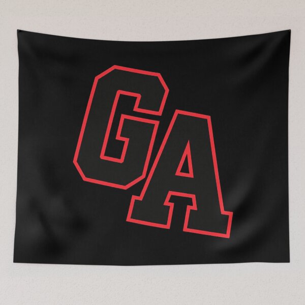 Item preview, GA Red Outline designed and sold by TrieuTran.