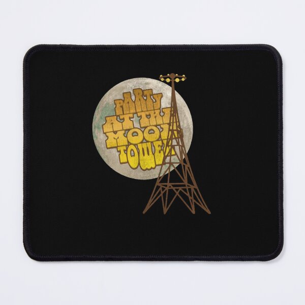 Item preview, Retro 1970s Party At The Moon Tower Radio Antenna Graphic designed and sold by AndreasHeller.