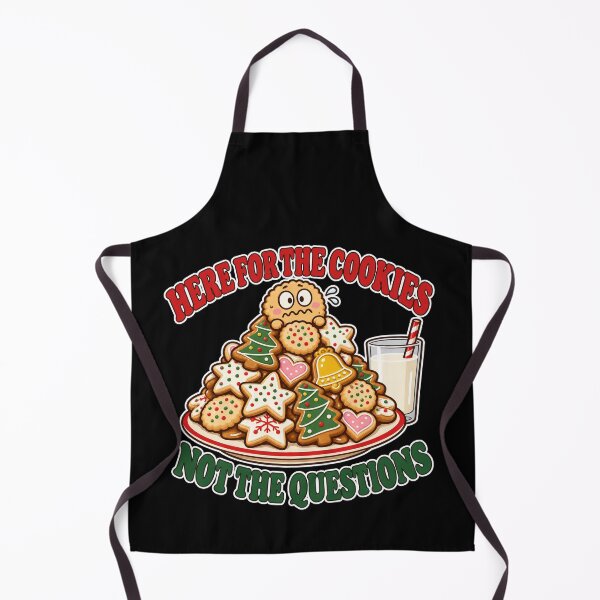 Item preview, Here for the Cookies Not the Questions Funny Family Christmas designed and sold by Ela-graphicwiz.