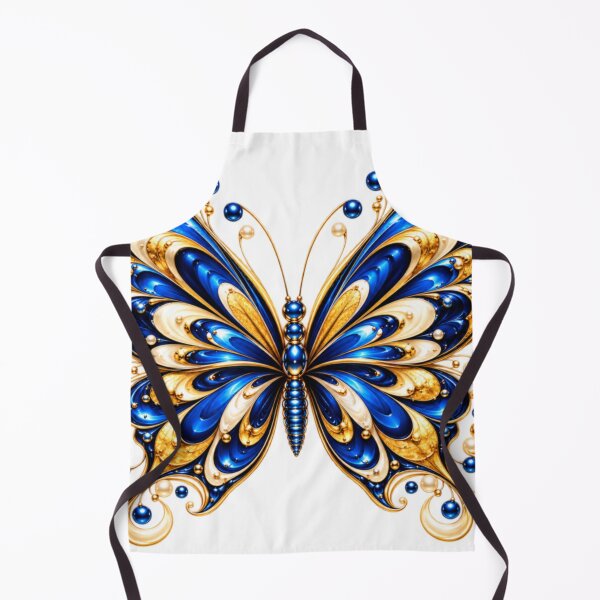 Item preview, Blue & Gold Butterfly designed and sold by NeuroArtGallery.