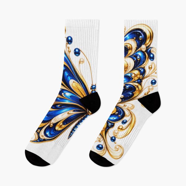 Item preview, Blue & Gold Butterfly designed and sold by NeuroArtGallery.