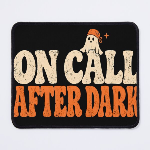 Item preview, On Call After Dark Night Shift Halloween Ghost | Nurse Healthcare Worker Spooky Season Gift designed and sold by Martin's_Design.