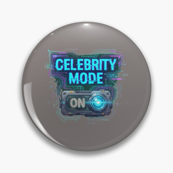 Item preview, Celebrity Mode ON Toggle Switch Graphic-44 designed and sold by FlorianBiedinge.