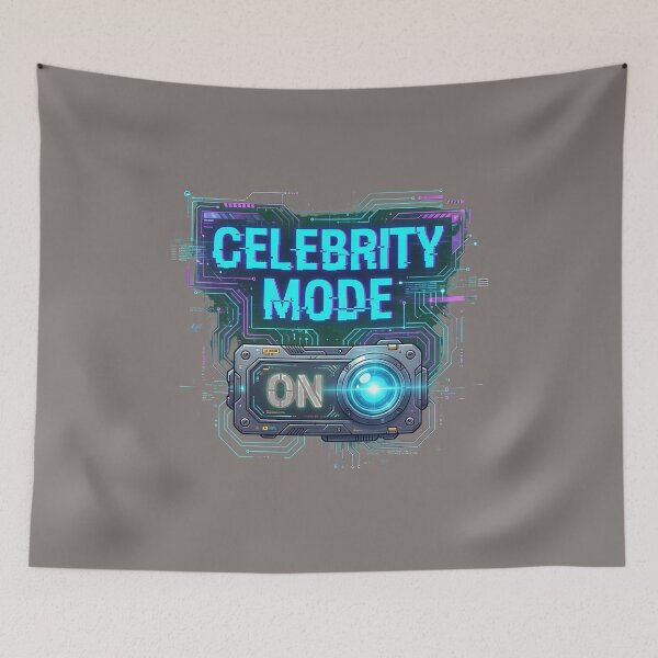 Item preview, Celebrity Mode ON Toggle Switch Graphic-44 designed and sold by FlorianBiedinge.