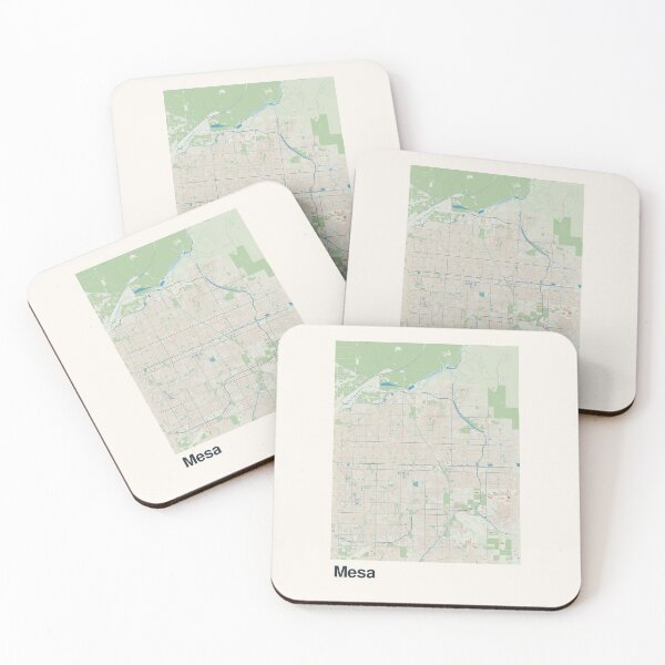 Item preview, Mesa Minimalistic Map Art designed and sold by MapsNerd.
