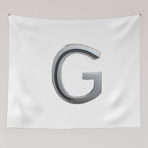 Item preview, Minimalist Matte 3D Letter G Clay Emblem designed and sold by Digital Design Art.