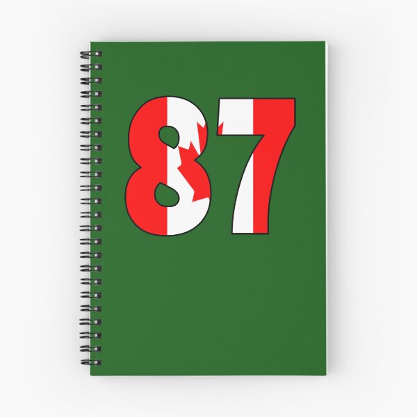 Item preview, Number 87 With Canadian Flag On The Background 466 designed and sold by MeilCane.