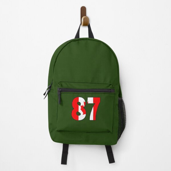 Item preview, Number 87 With Canadian Flag On The Background 466 designed and sold by MeilCane.