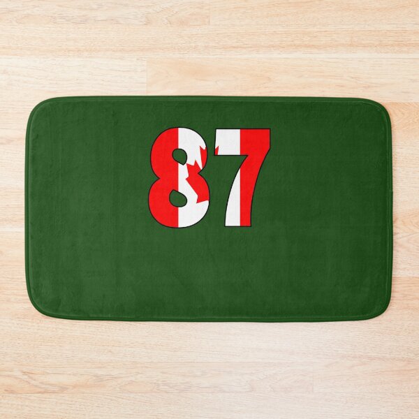 Item preview, Number 87 With Canadian Flag On The Background 466 designed and sold by MeilCane.
