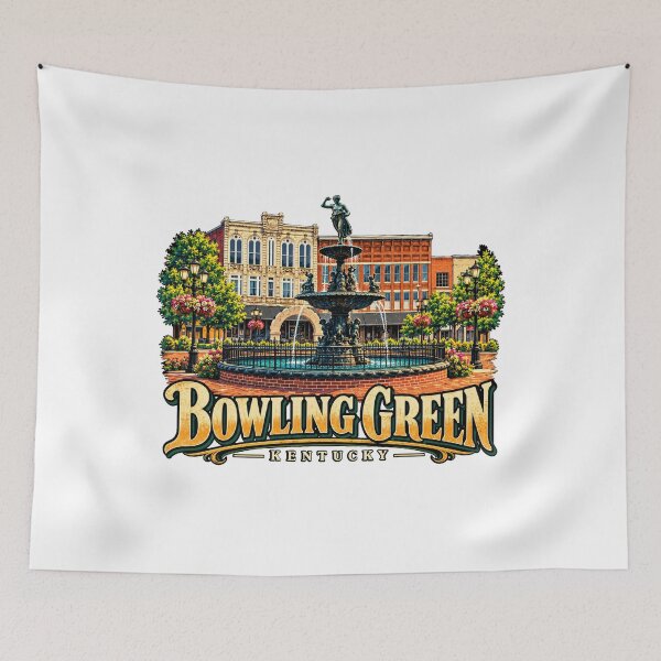 Item preview, Vintage Bowling Green Kentucky Travel Souvenir Landmark Gift designed and sold by MichaeIRellov.
